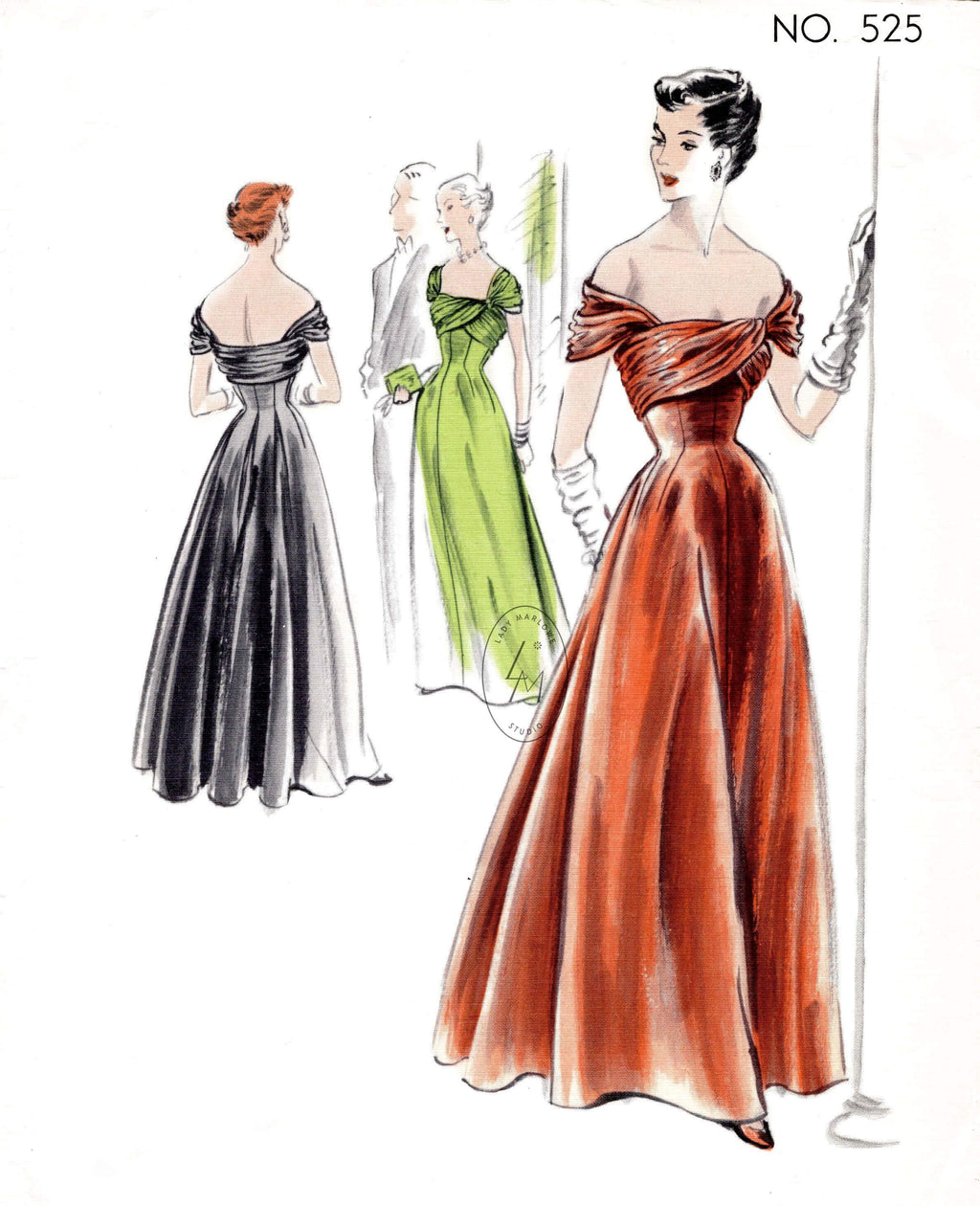 1940s ball dresses