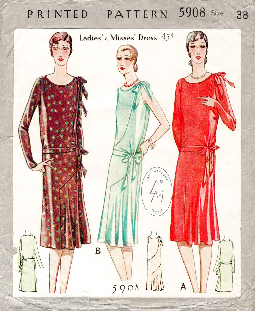 1930s flapper dress