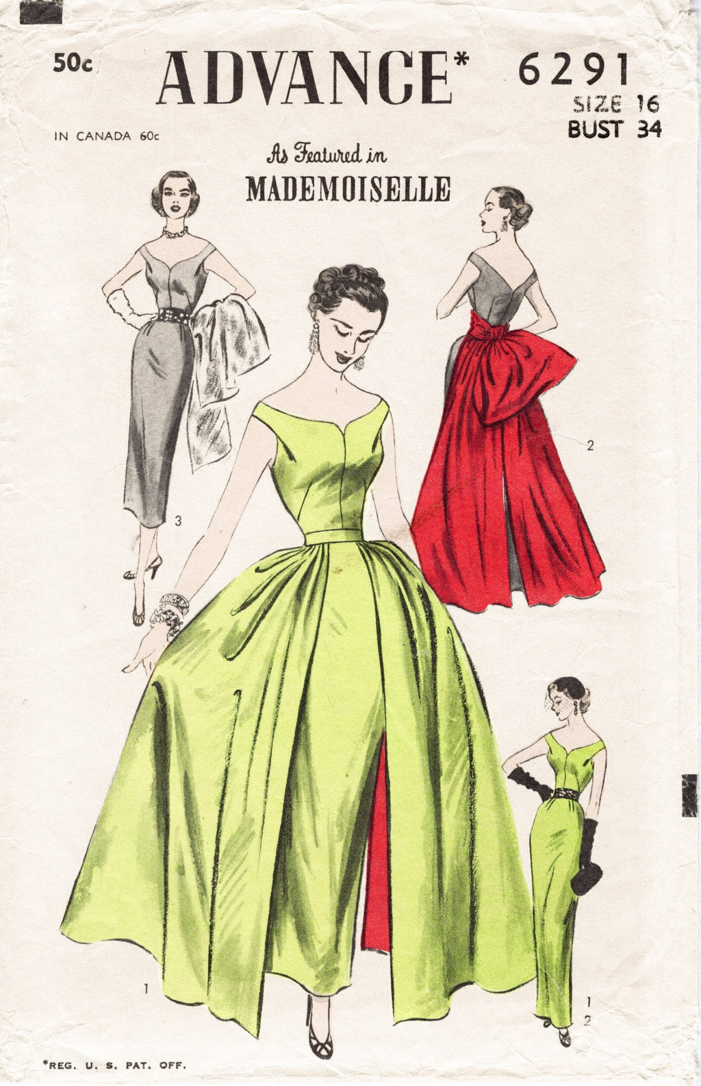 1950s formal wear