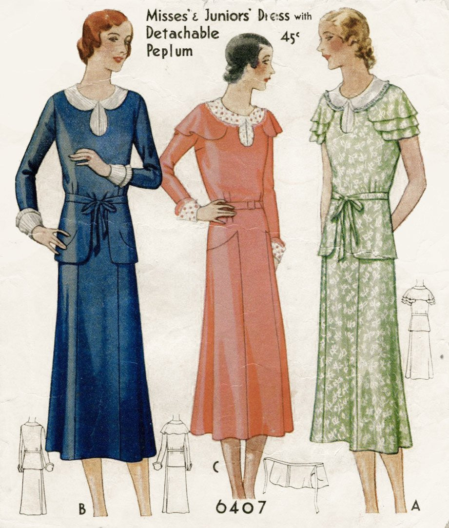 1920's day dresses