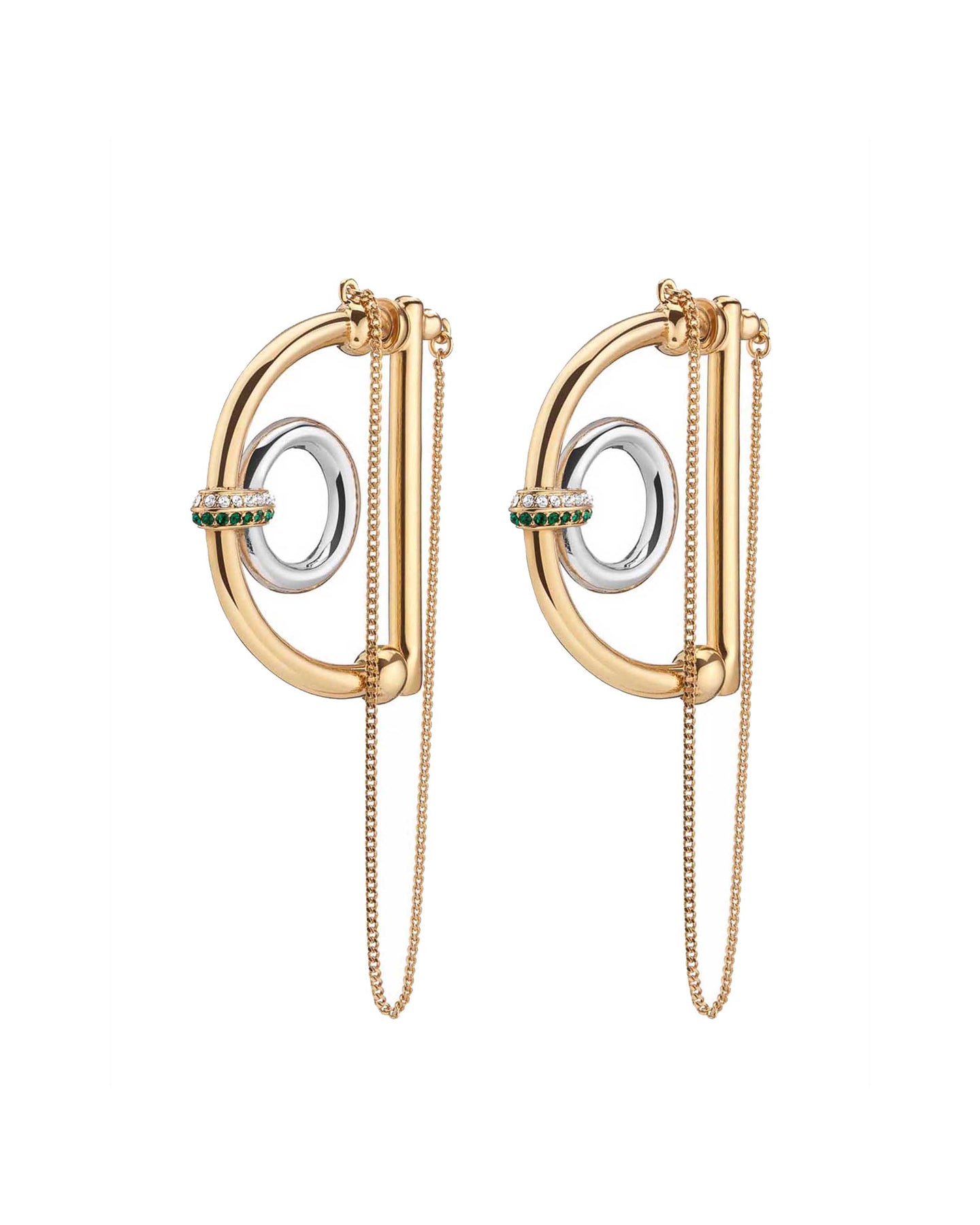 Mini Pave Gold Yana Earrings – DEMARSON New York