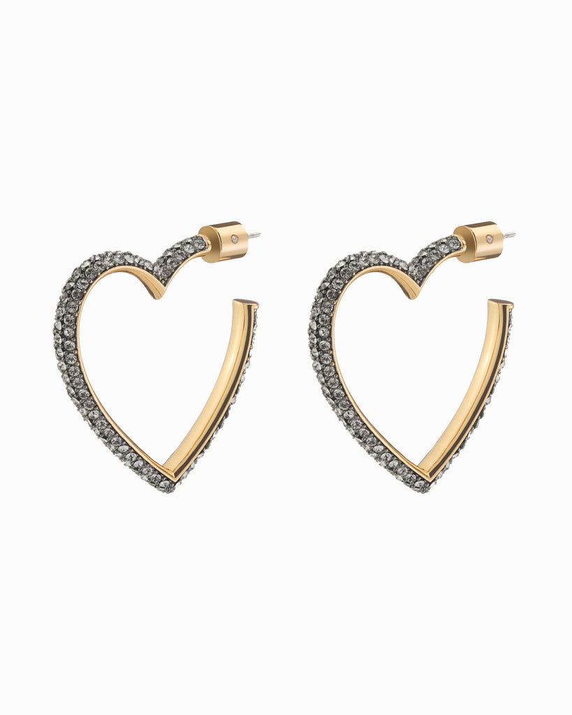 Mini Pave Gold Yana Earrings – DEMARSON New York