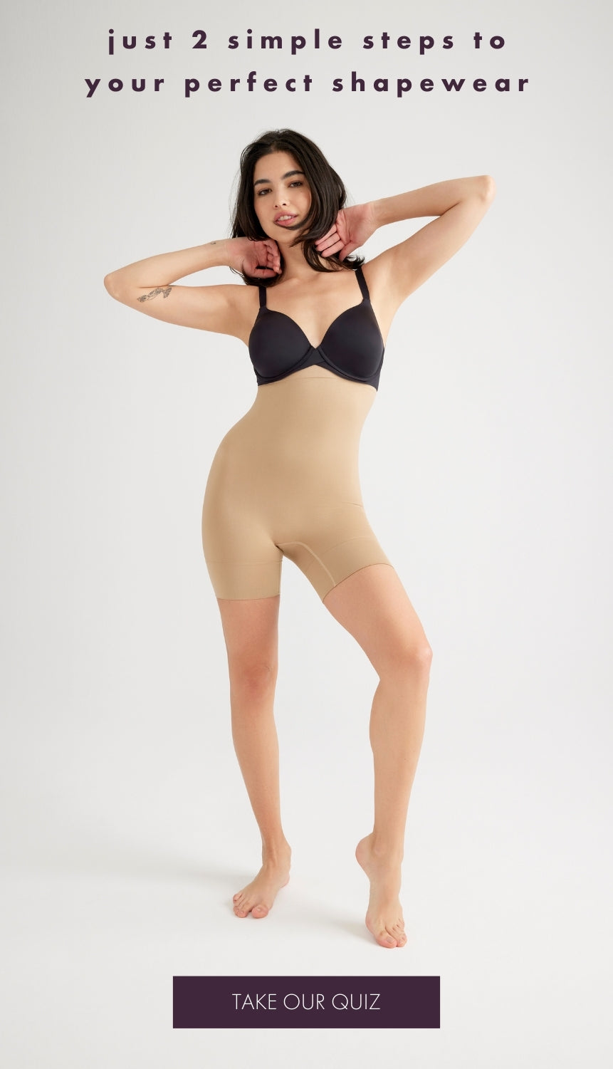 Yummie Women's Seamless Shapewear Thong Briefs Almond Sx Large/ XL