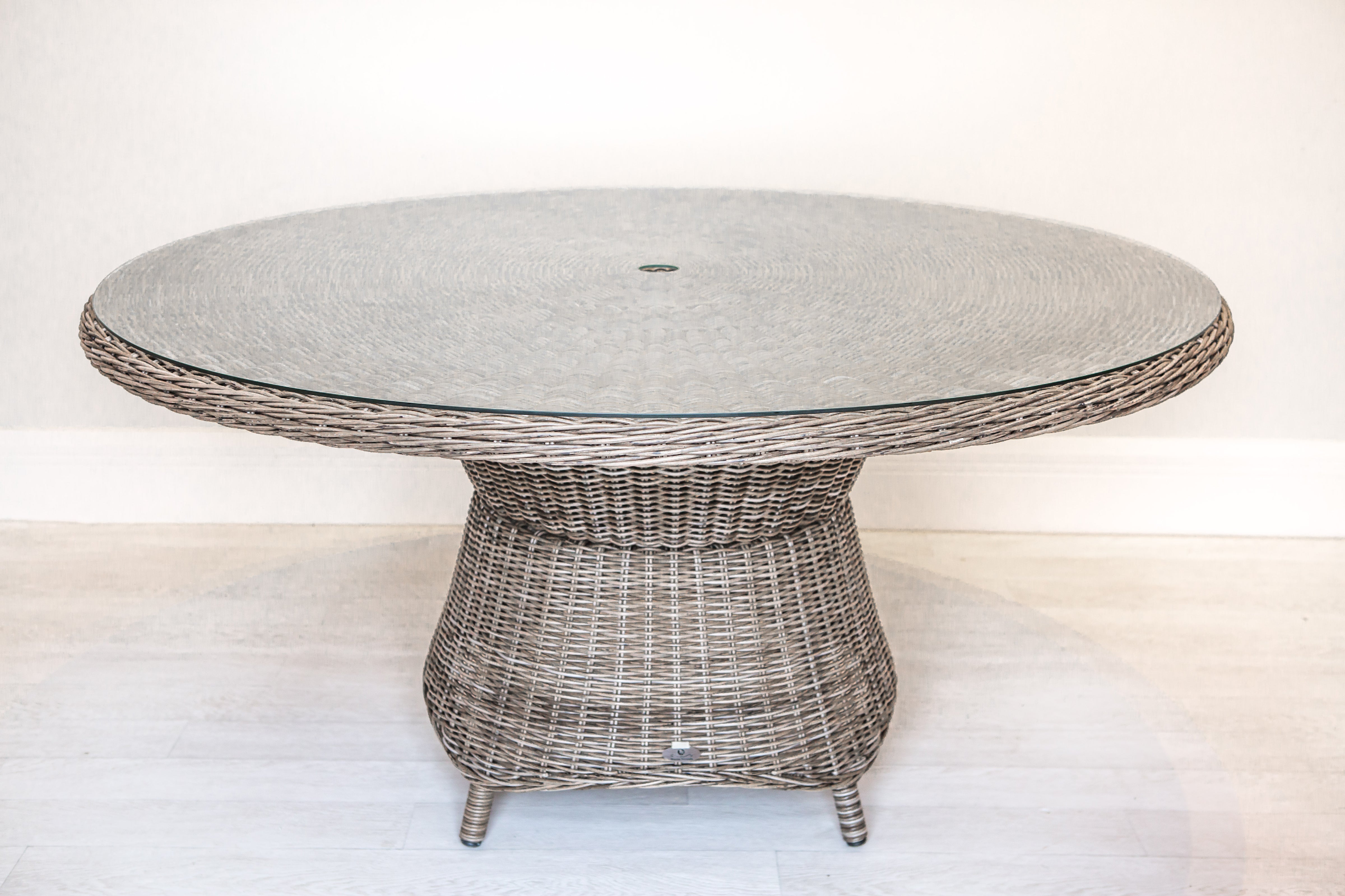 Synthetic All Weather Wicker Round Dining Table (1500mm) | Woven Veranda