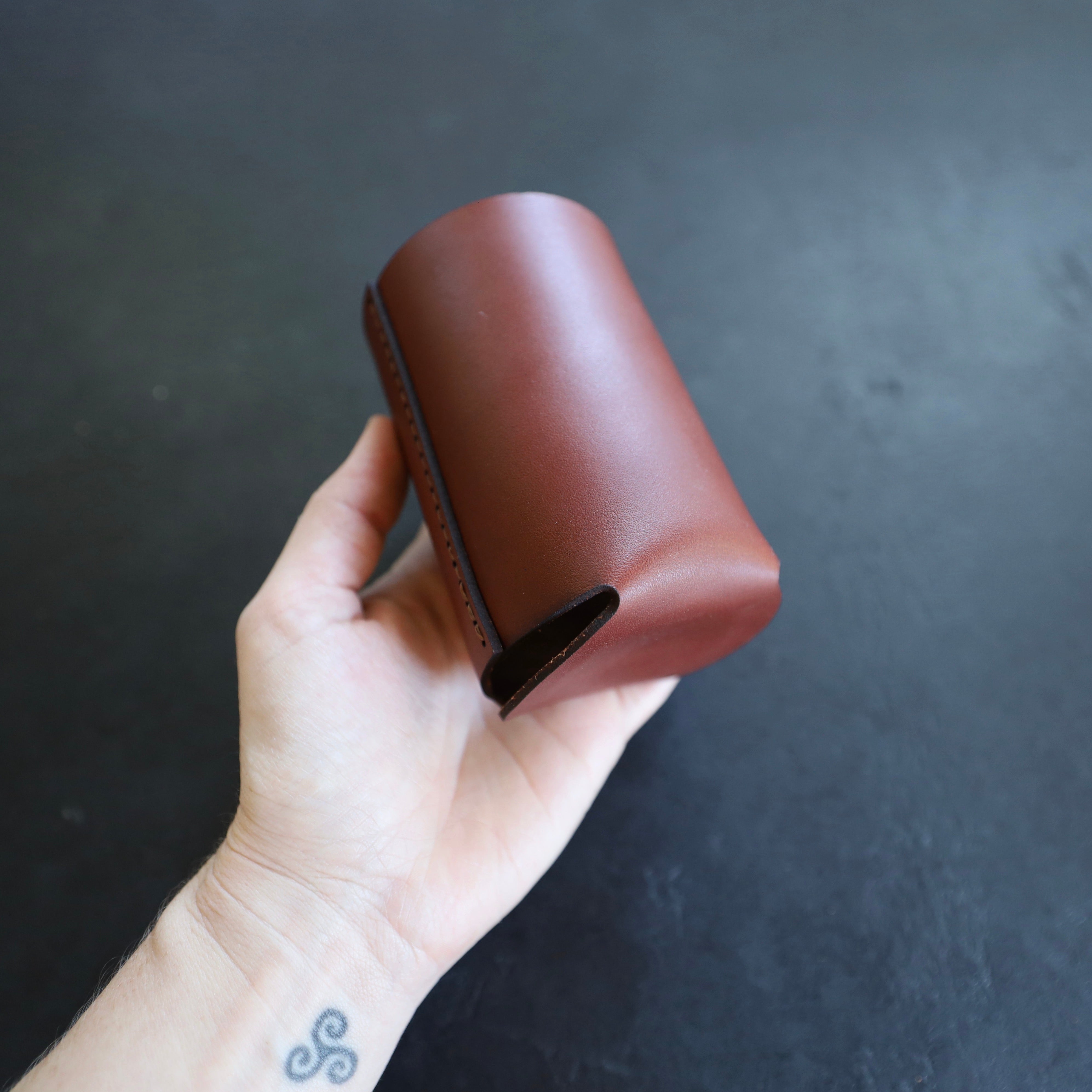 Free Leather Drink Koozie Holder Template Guide Hide & Supply