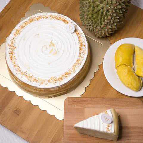 Exotic Musang King Durian  Mille Crepe Cake SENDingDong