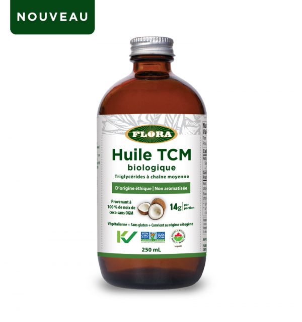 Organic MCT Oil  Huile TCM Biologique - Herboristerie Plaisir-Santé