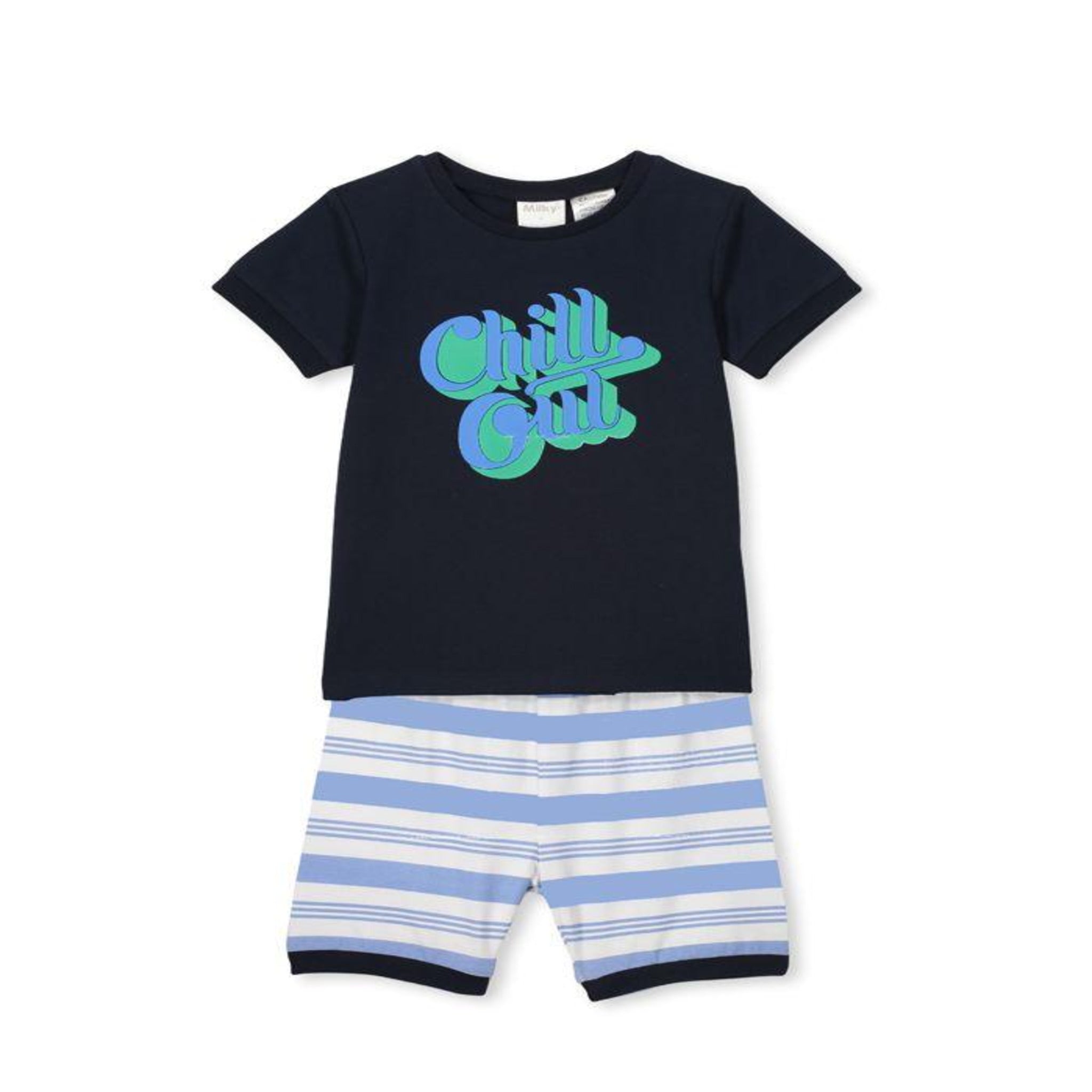 Milky Boys Chill Out Short Pjs - Blue | Canterbury Kids | Reviews on ...
