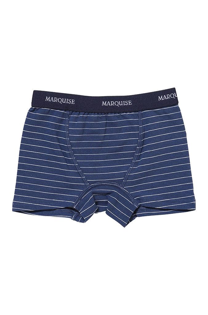 Marquise Boys Bear 2 Pack Trucks - Blue/Stripe - Boys underwear - Marquise