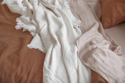 French linen throw