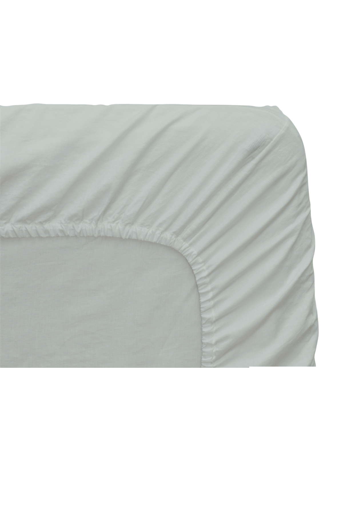 French Linen Fitted Sheet Sage The Cover Collective. Reviews on