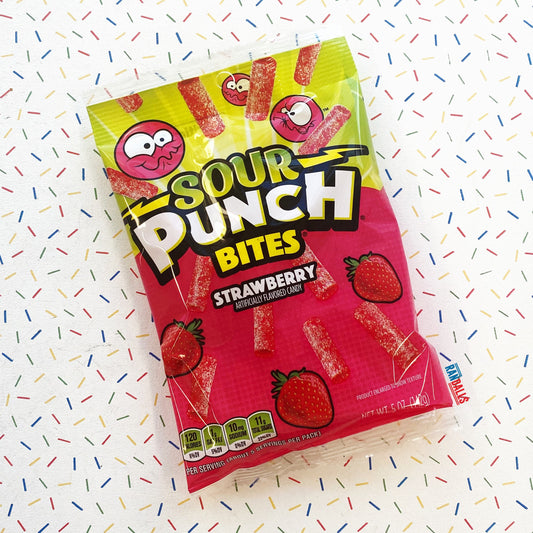 Sour Punch Bites Candy, Blue Raspberry - 5 oz