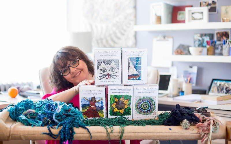 update alt-text with template FREE Beginner Rug Hooking Course-Online Learning-Deanne Fitzpatrick Rug Hooking Studio-Rug Hooking Kit -Rug Hooking Pattern -Rug Hooking -Deanne Fitzpatrick Rug Hooking Studio -Is rug hooking the same as punch needle?