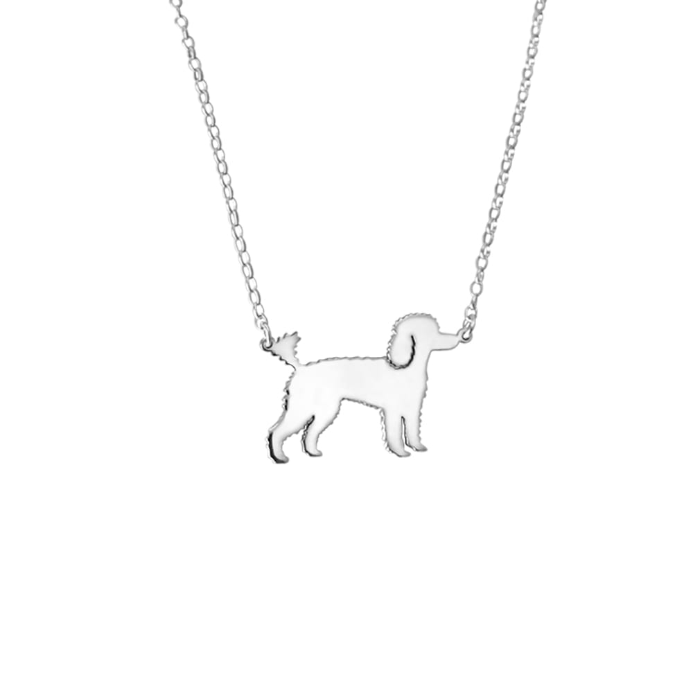 poodle pendant necklace