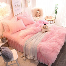 faux fur bedding set queen