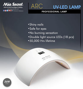 Mia Secret The Arc 2 In 1 Led Uv Curing Nail Lamp 36 Watt