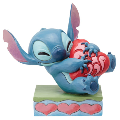 Disney Traditions | Stitch & Angel Building A Snow | Figurine