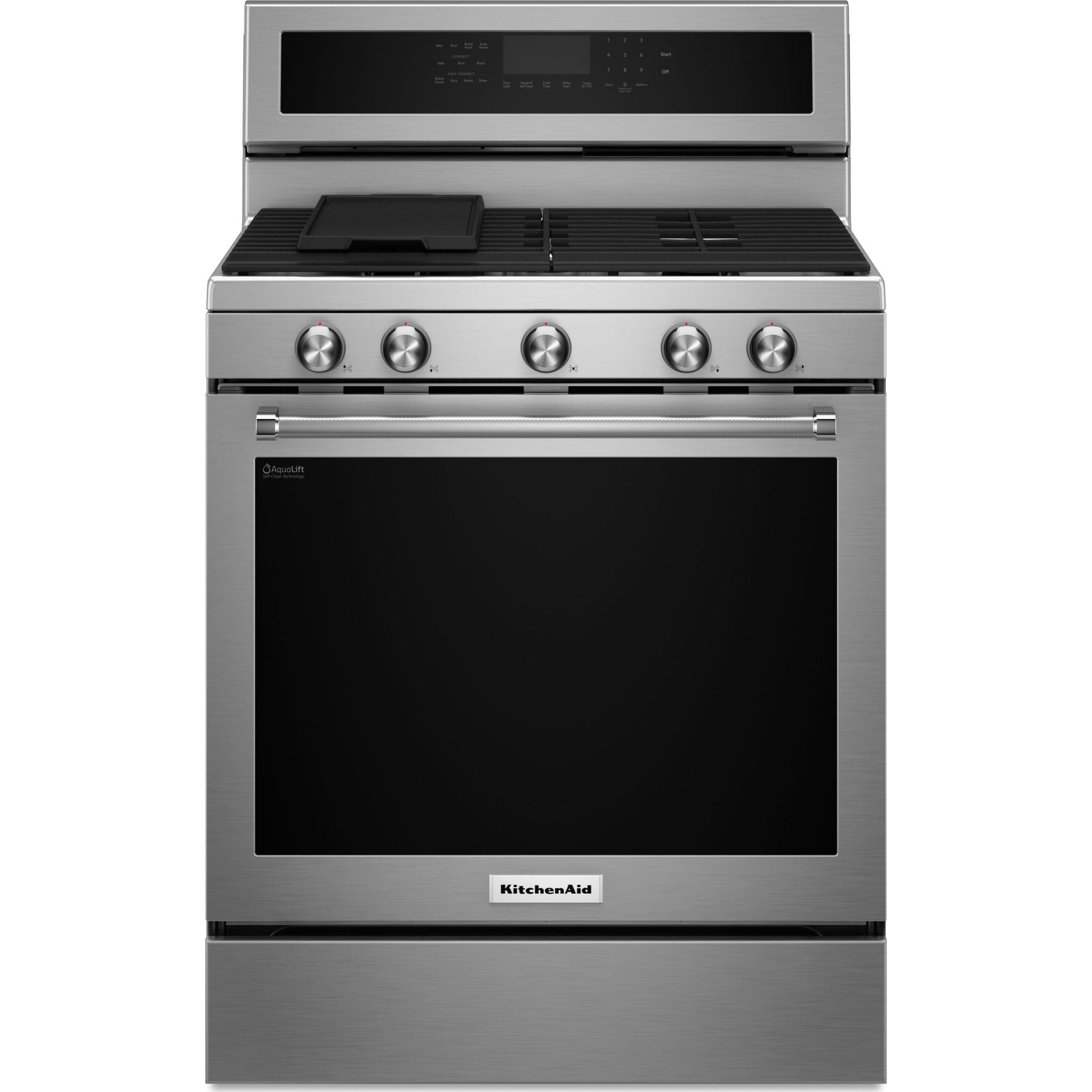 Kitchenaid Gas Range (Kfgg500ess) In Stainless Steel, Size: 28"-30" W