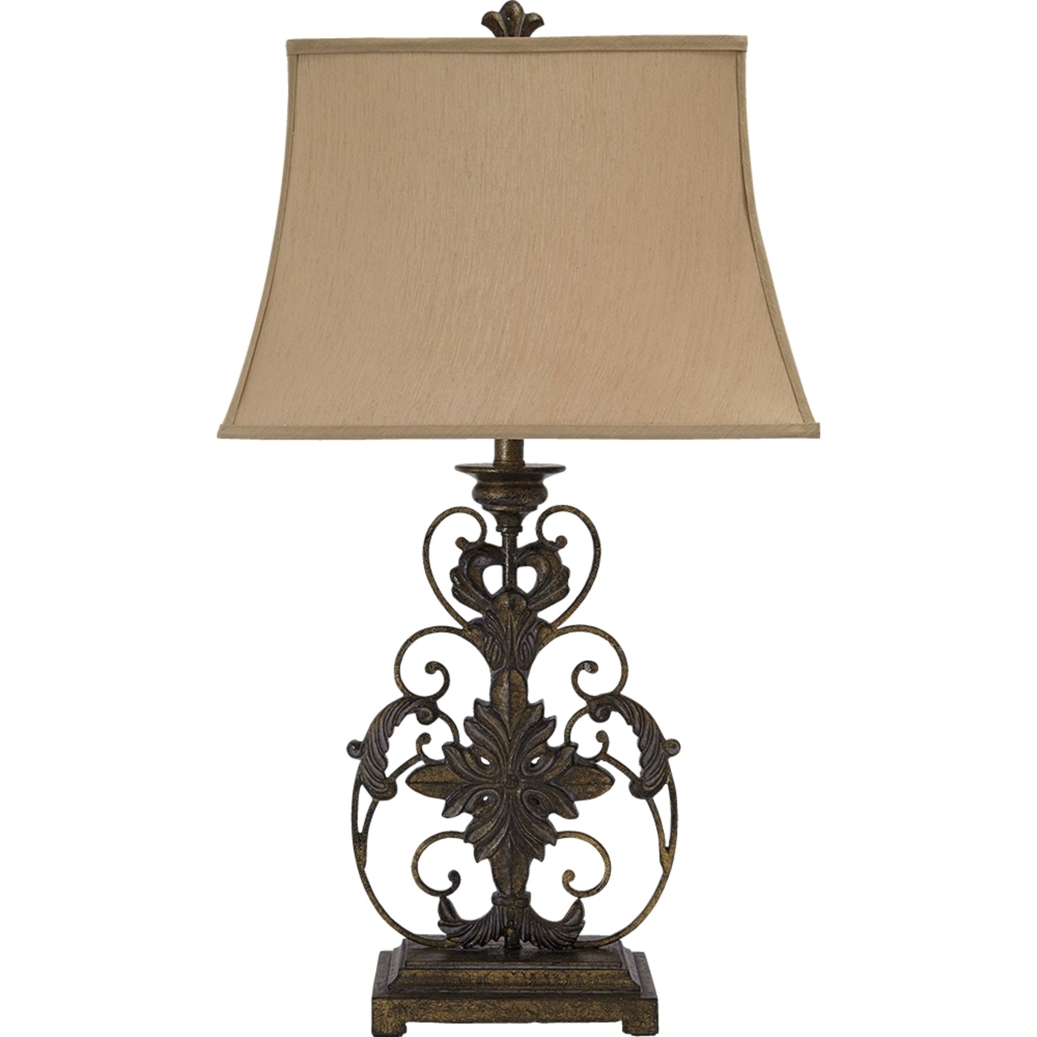 Ashley Sallee Table Lamp In Gold, Size: 33.50"