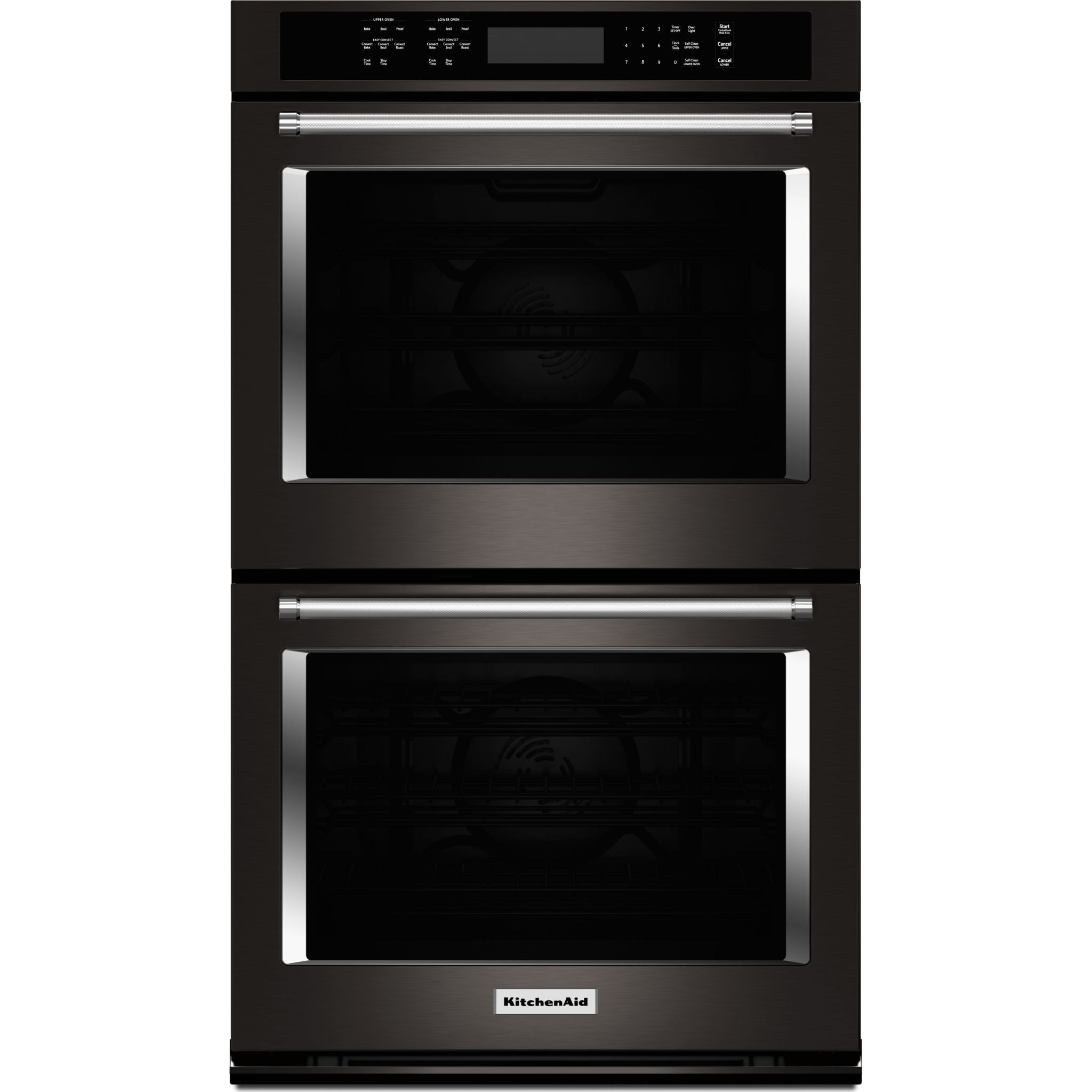 Kitchenaid 30" Double Wall Oven (Kode500ebs) In Black Stainless, Size: 30"-34" W