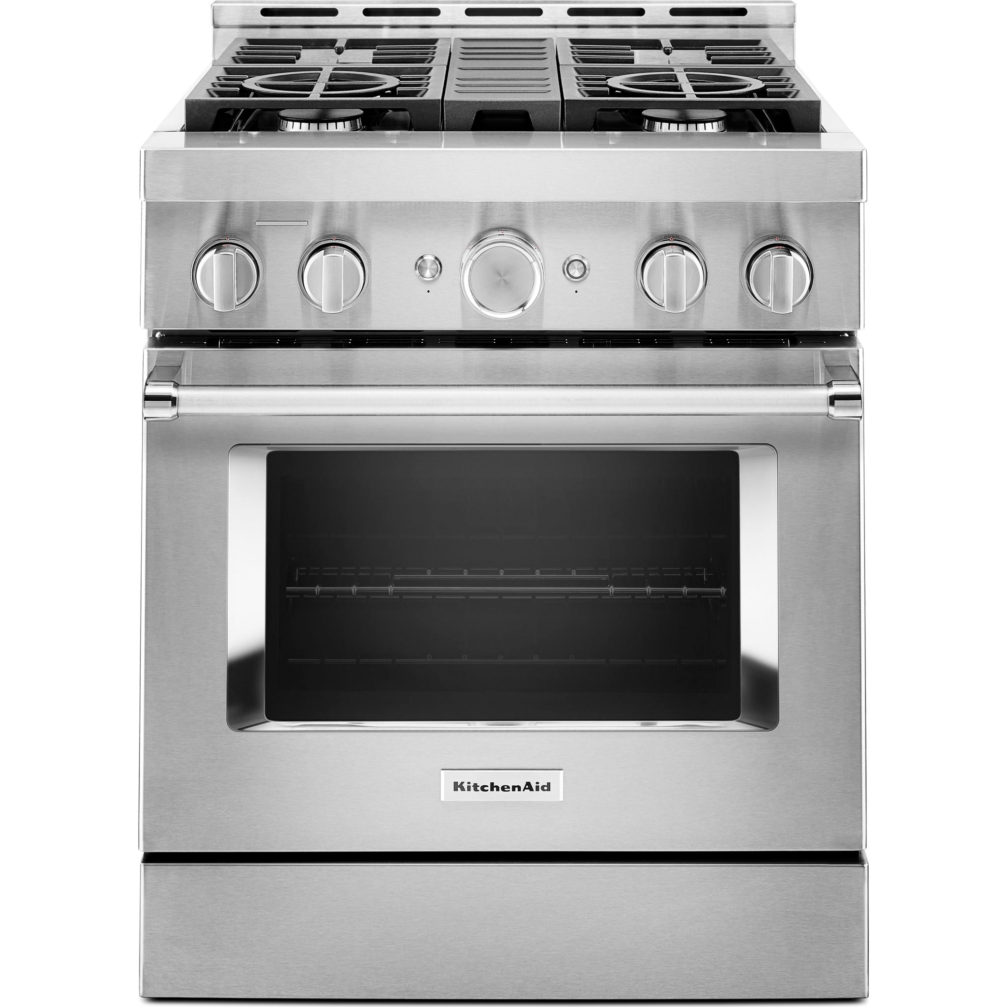 Kitchenaid Gas Range (Kfgc500jss) In Stainless Steel, Size: 28"-30" W