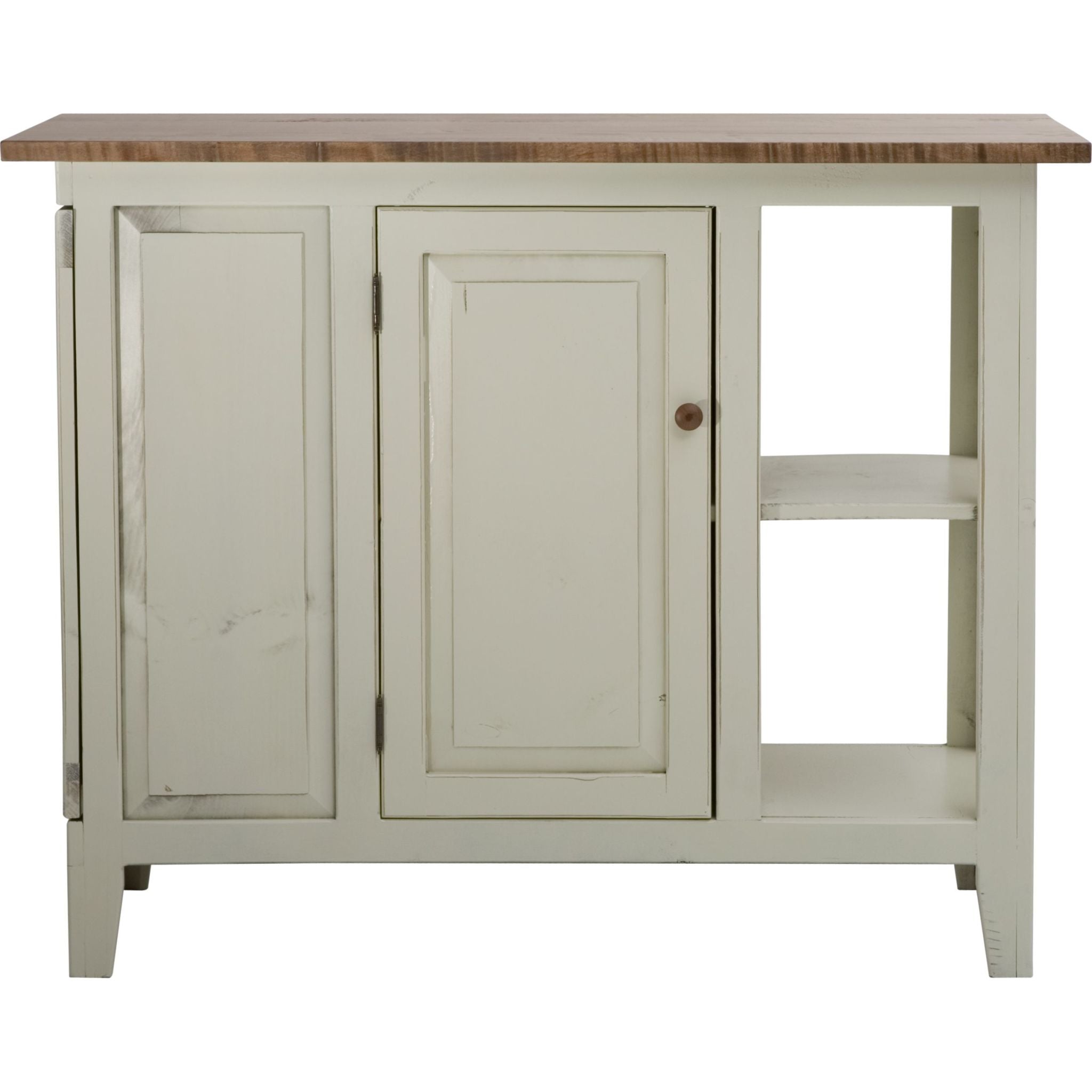 Kitchen Island Cabinet In Vintage Cotton, Size: 19"-60" H X 38" W By Springwater Woodcraft