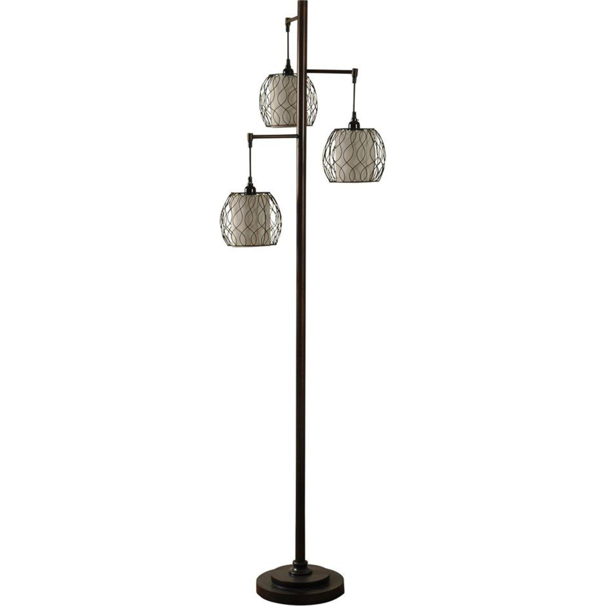 3 light floor lamp