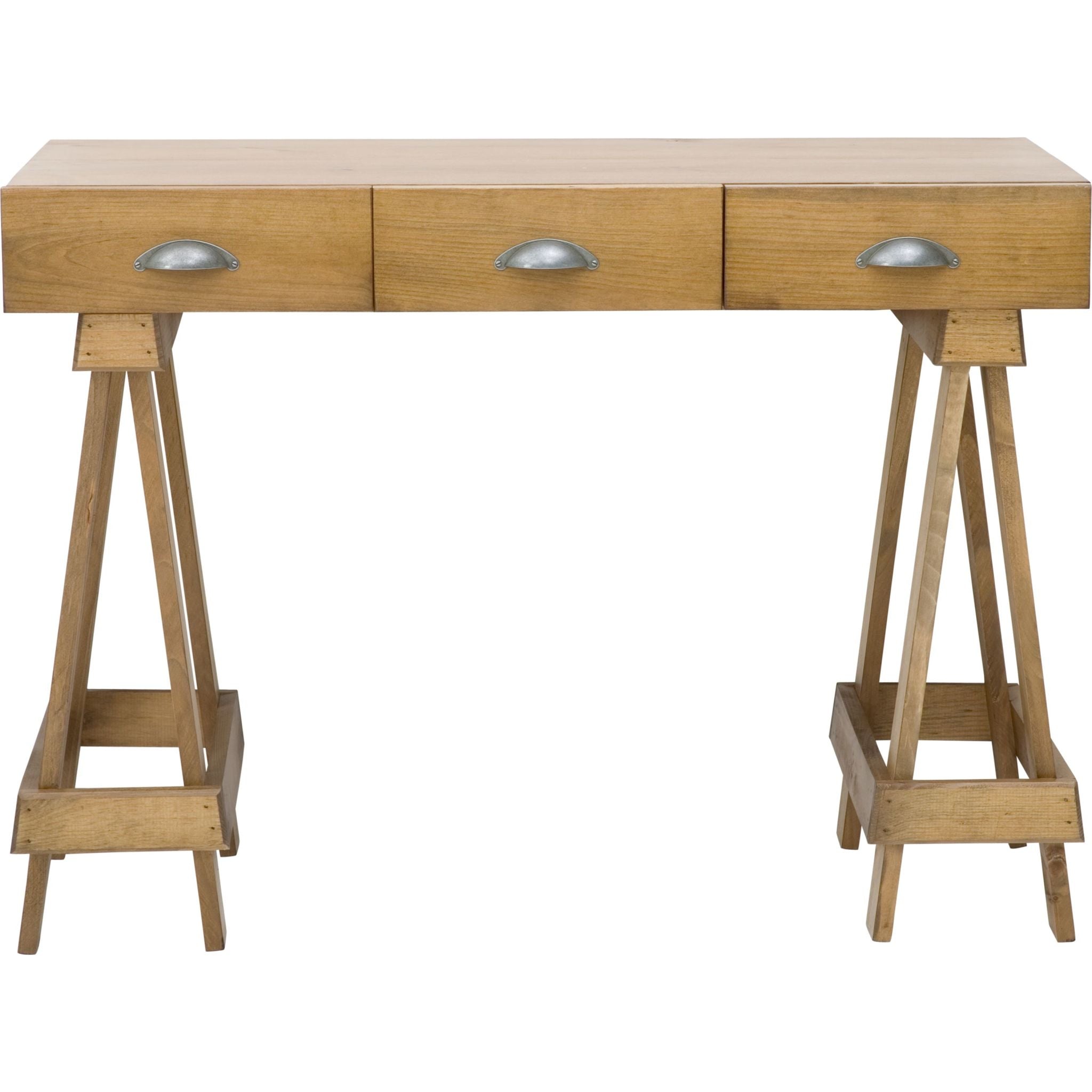 Sawhorse Desk Natural Dufresne Furniture Appliances