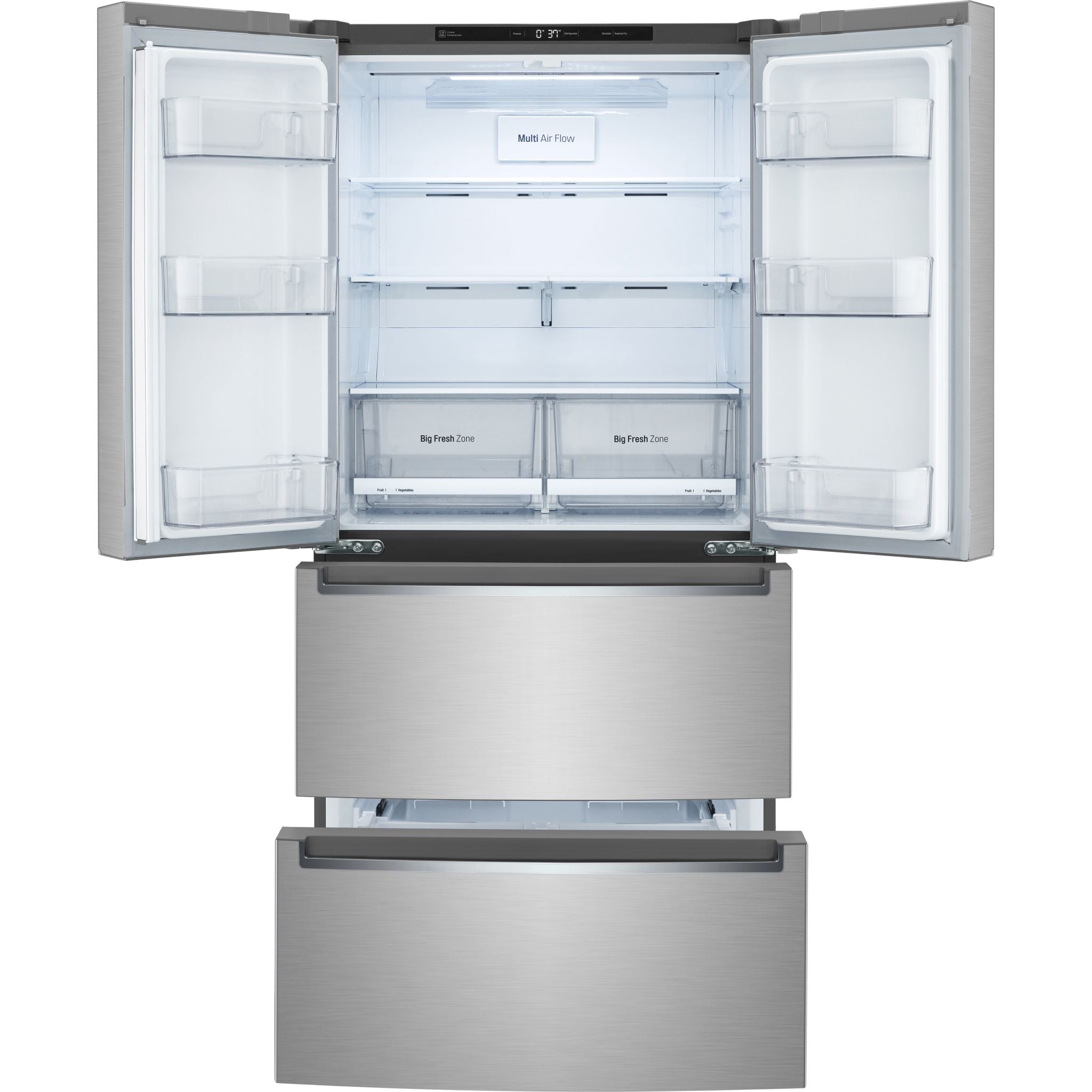 LG 18 cu. ft. Counter Depth Fridge (LRMNC1803S) Stainless Steel