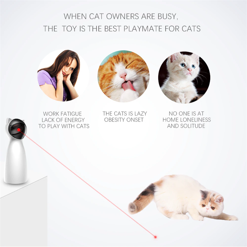 interactive cat laser pointer toy