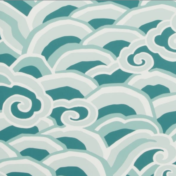 Deco Waves Wallpaper - Urban American Dry Goods Co.