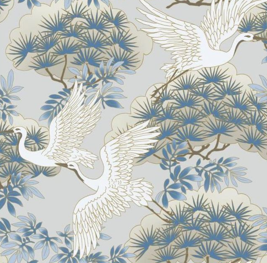 Tropical Wallpaper Sample Luxury Heron Wallpaper  Sara Miller London