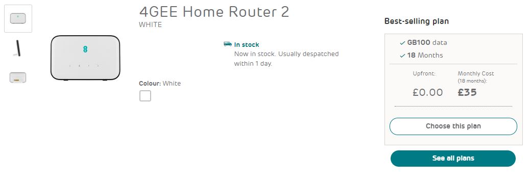 4GEE home router