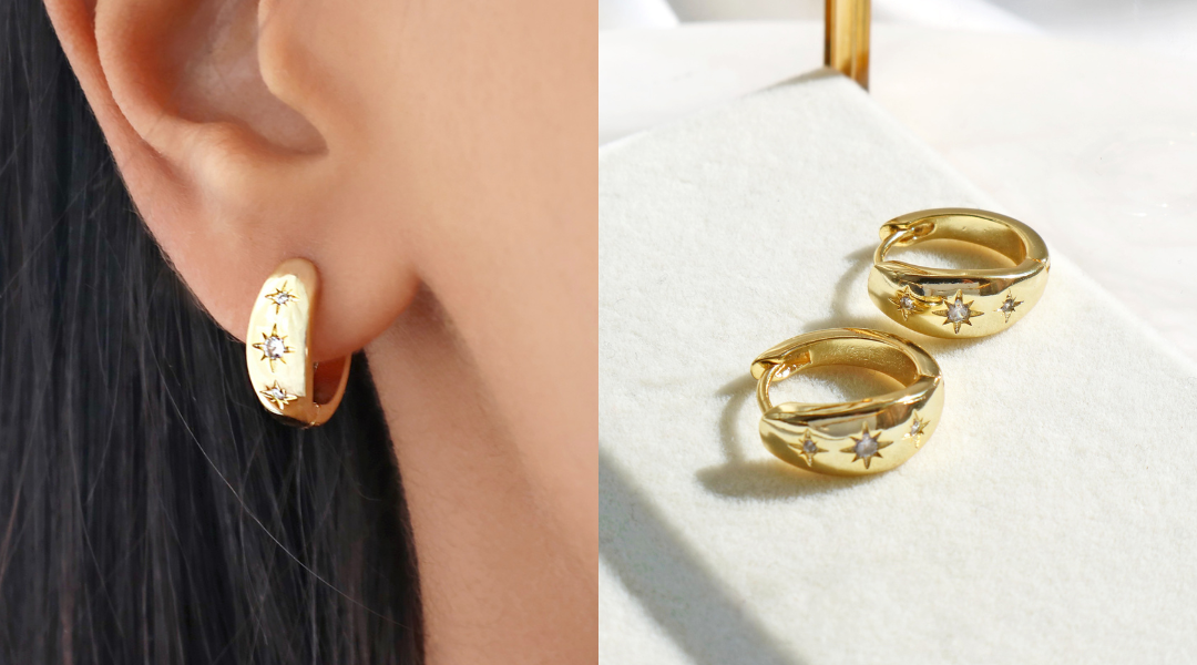 small-thick-gold-starburst-hoop-earrings