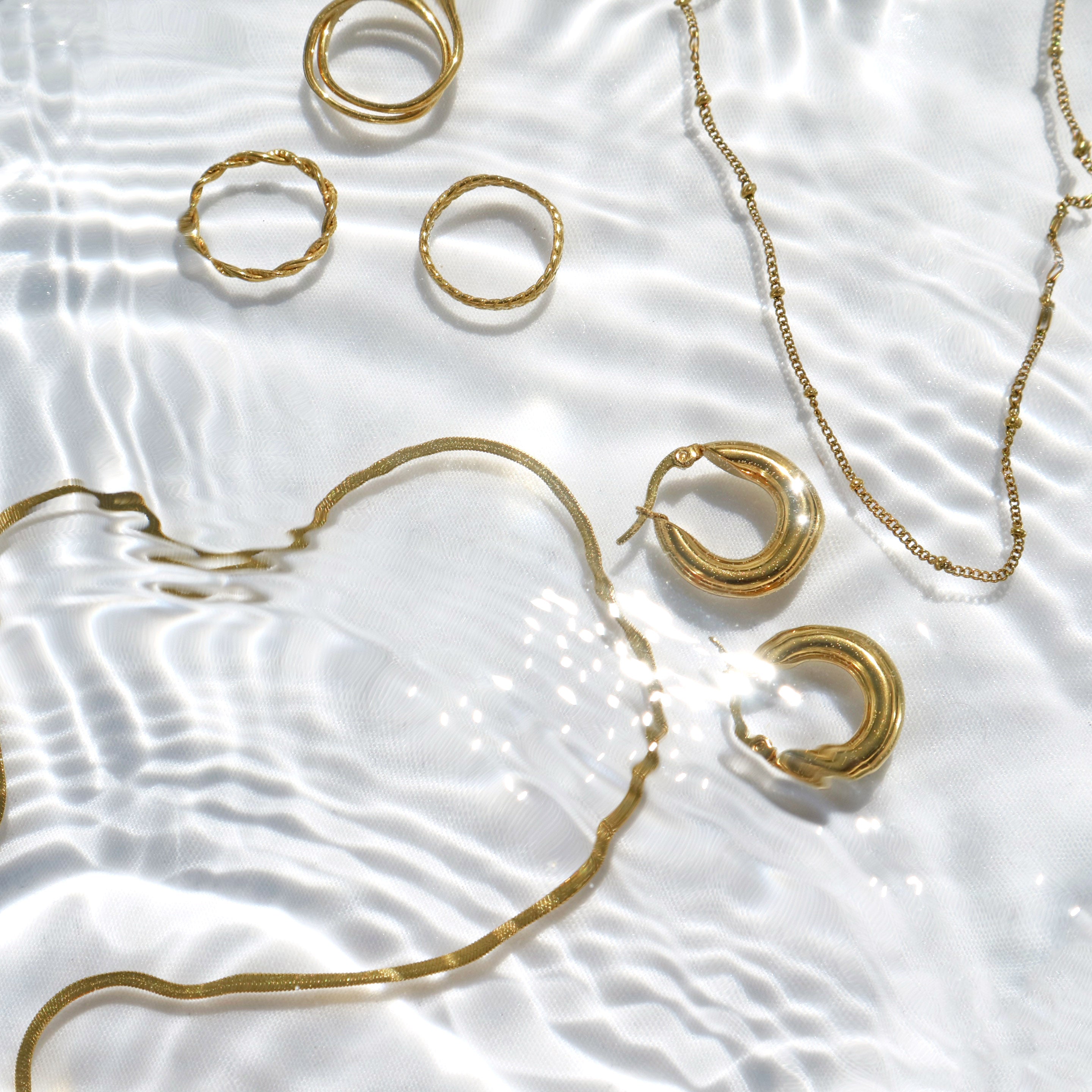 Gold Waterproof Jewellery