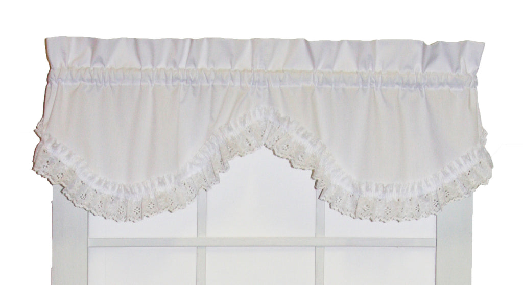 Ruffled Priscilla Curtains & Country Ruffled Curtains | Window Toppers