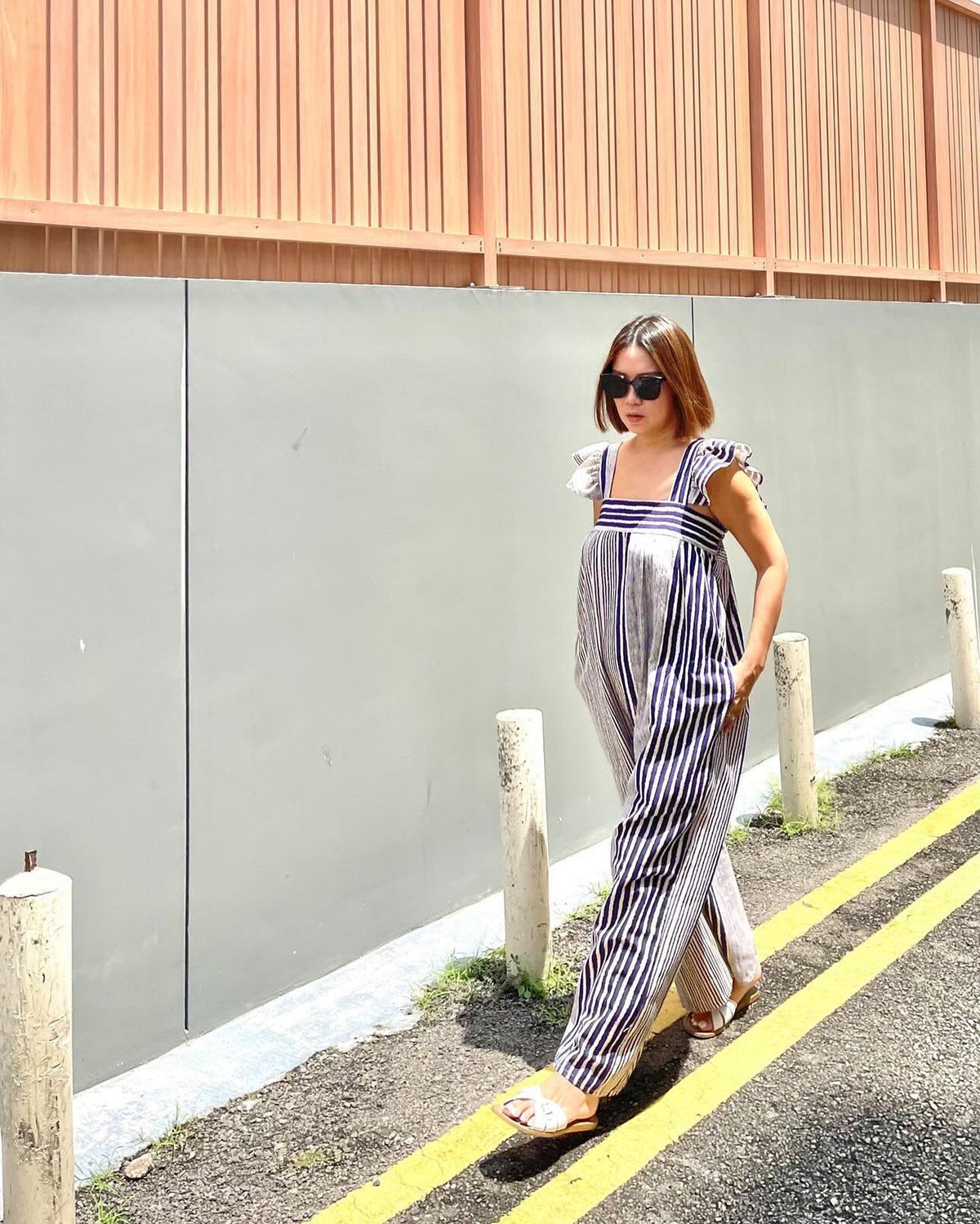 THE SHISHIKUI Jumpsuit / light indigo 【メーカー直売】 50.0%OFF