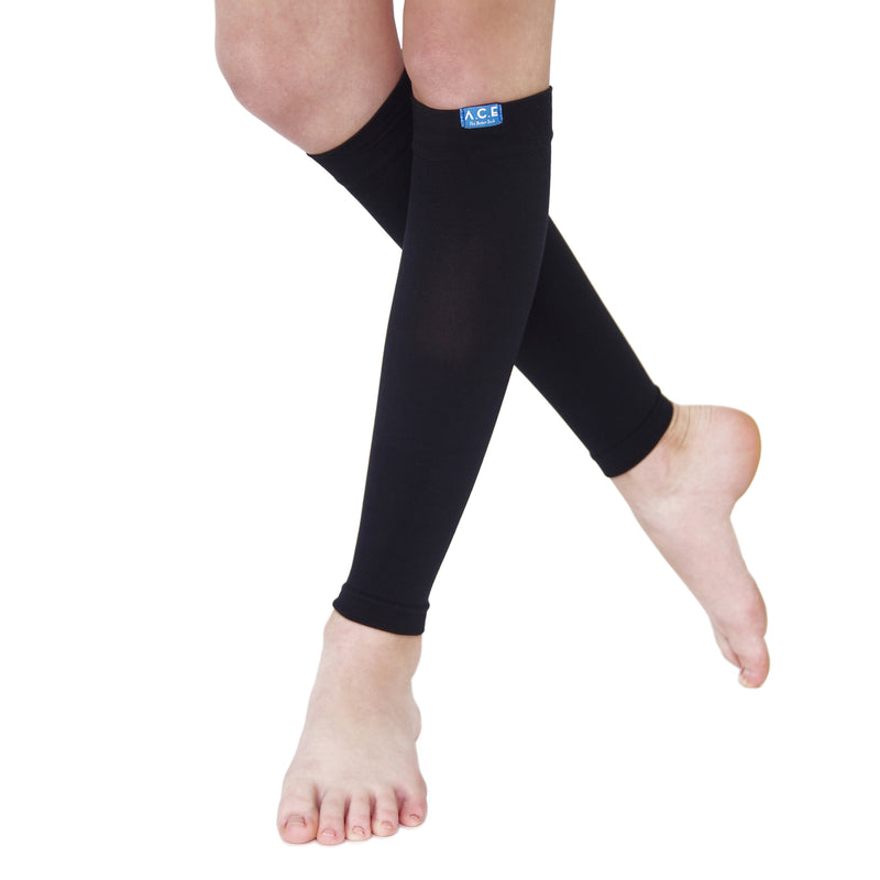 Black 15/20 MMHG Unisex Compression Calf Sleeves – A Comfort Place