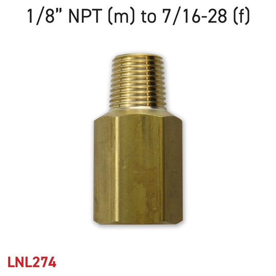 1/8 NPT (m) x 1/8 NPT(f) - 45 degree