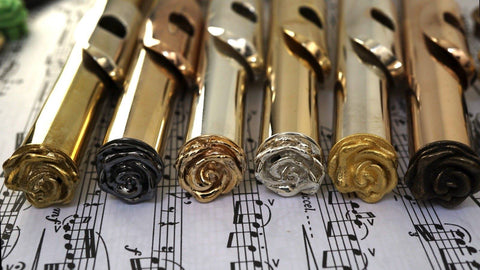 @flutealot rose design flute crowns