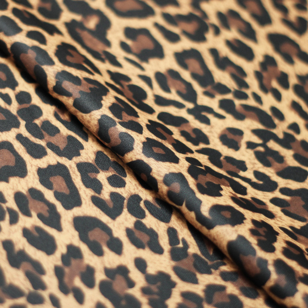 Jaguar -Jaguar skin poly fabric -poly spandex - – Rex Fabrics