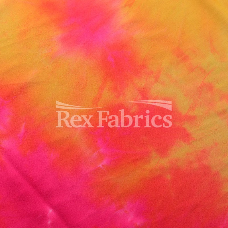 Nylon Tricot Tie Dye - pastel fabric - 4-way stretch - – Rex Fabrics