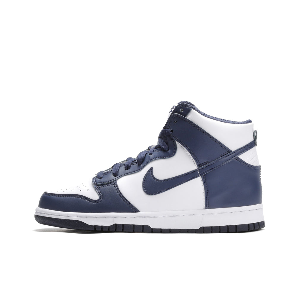 Big Kids’ Nike Dunk High “Championship Navy” – The Darkside Initiative