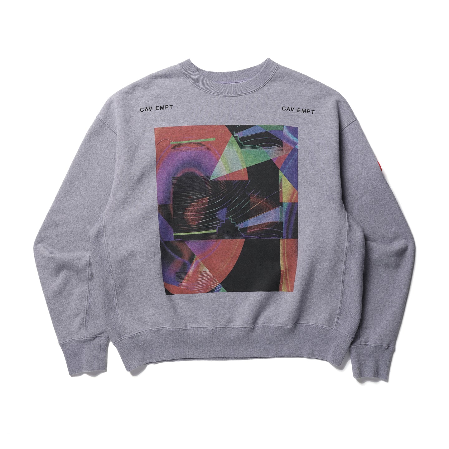 Cav Empt Colour Separation Crewneck Sweater Grey