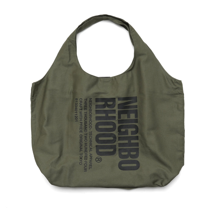 231MYNH-CG01] Neighborhood ID Tote Bag-M (Olive Drab) – The