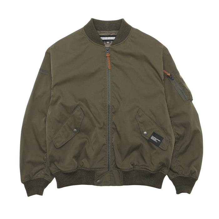 231TSNH-JKM02] Neighborhood Zip Work Jacket (Olive Drab) – The