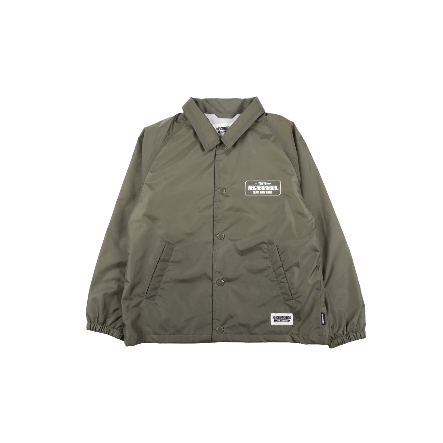 Neighborhood One Third OT Windbreaker Jacket Olive Drab