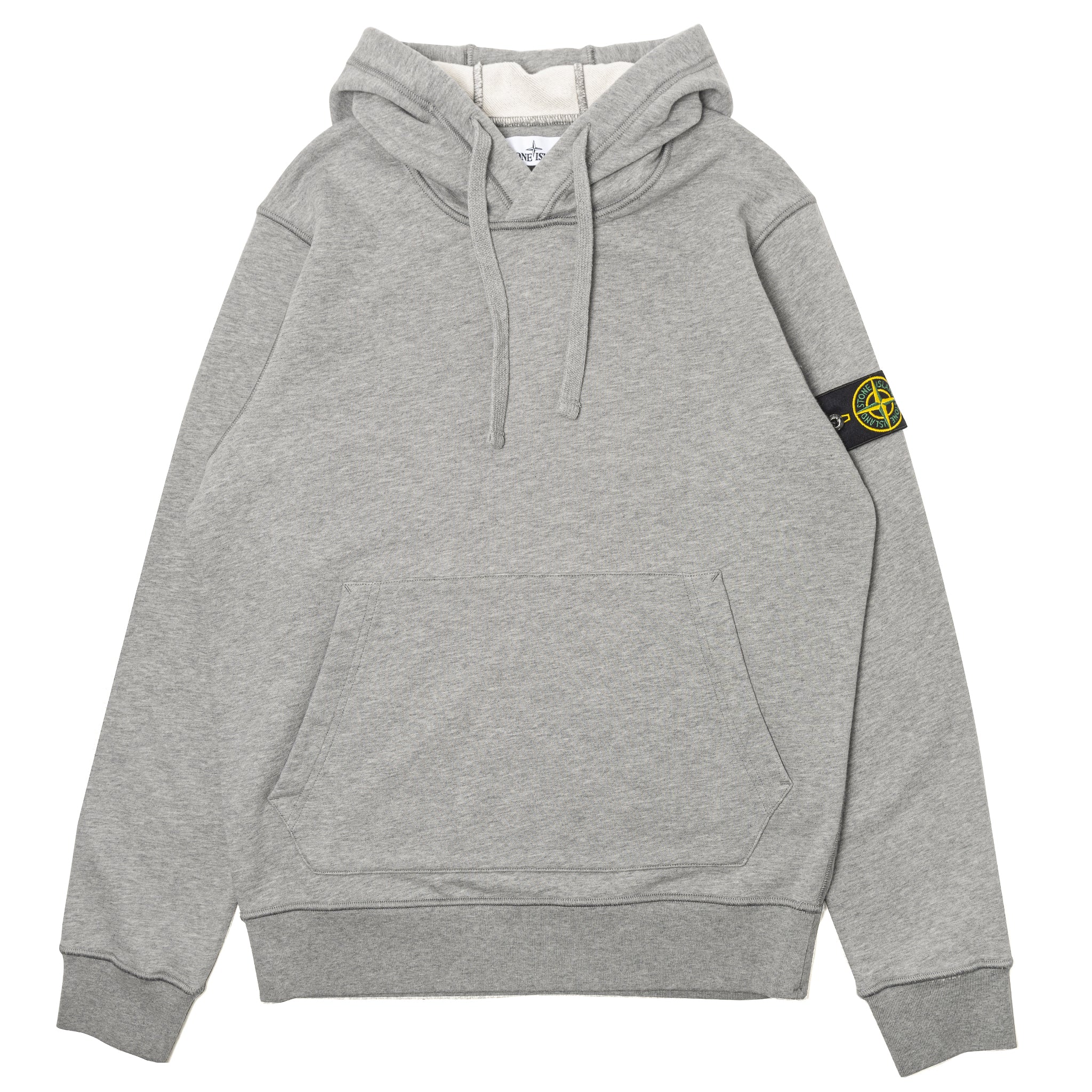 grey hoodie stone island