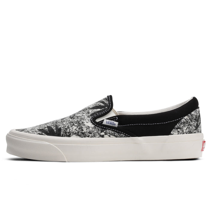 VN0A5JK1Z3] Vans Vault OG Classic Slip-On LX (Optical Check, Black, Marshmallow) – The Darkside