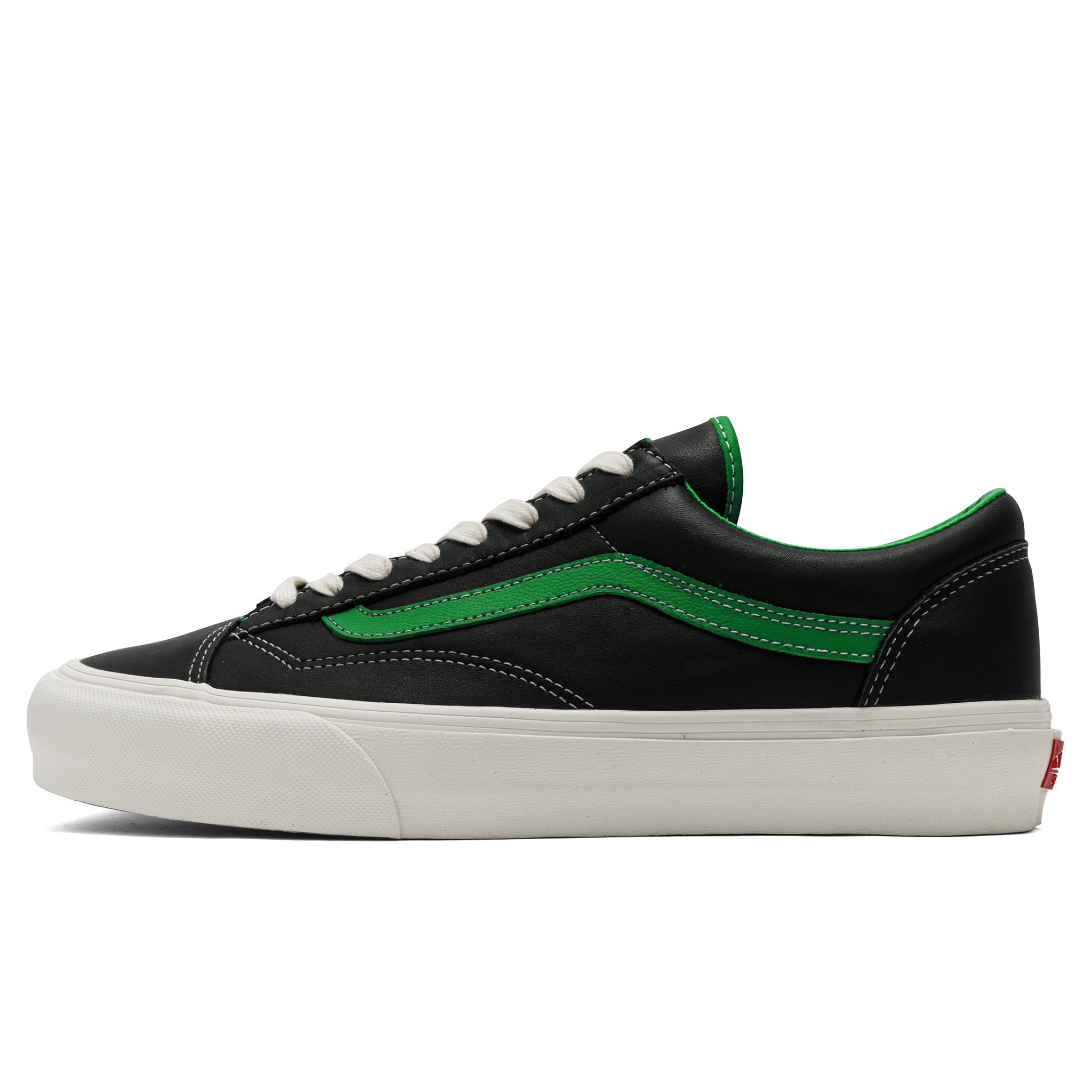 green and black vans